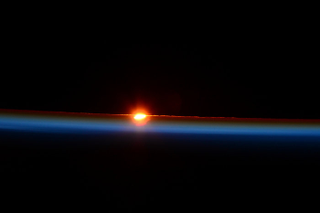 Illustration for article titled Last Week's Solar Eclipse As Seen From Space